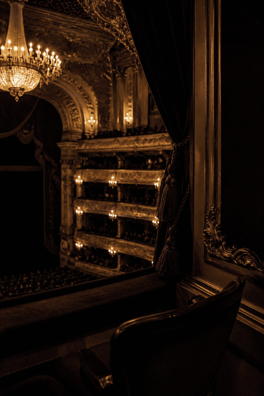 A private box at the opera